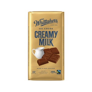 Whittaker's - Creamy Milk Chocolate Block (200g) (14/carton)