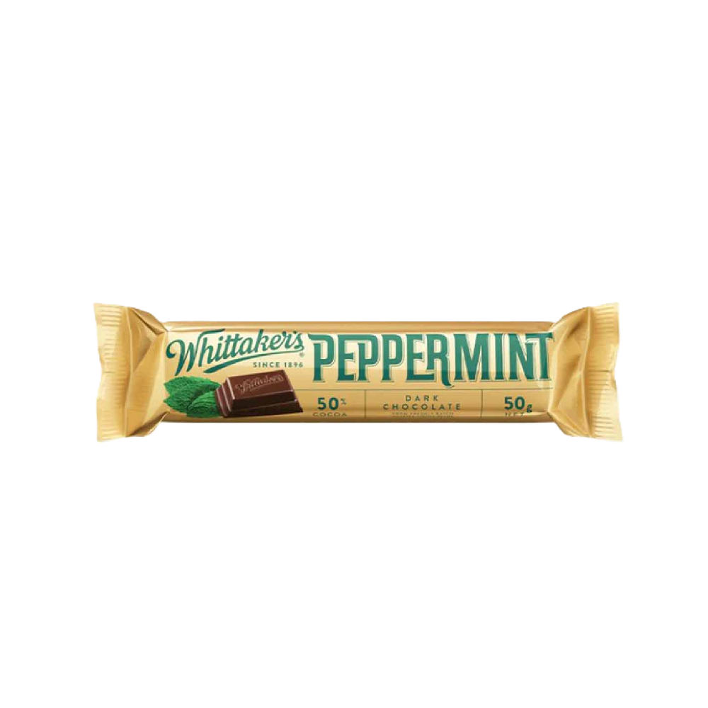 Whittaker's - Dark Peppermint Chocolate Bar (50g) (6/carton)