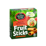 Mother Earth - Apple & Strawberry Fruit Sticks (8/pack) (152g) (12/carton)