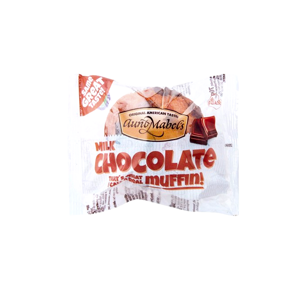 Aunt Mabel's - Muffin Milk Chocolate Muffin (70g) (20/carton)