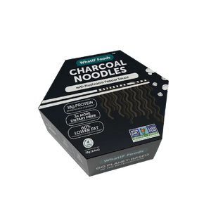 Whatif - Charcoal Noodle with Mushroom Pepper Sauce (80g) (8/carton)