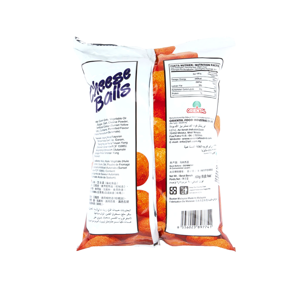 Oriental - Mini Cheese Balls (14g) (30/carton)