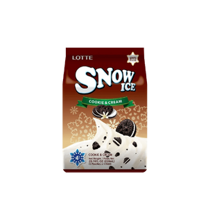 Lotte - Snow Ice Cookie & Cream (5/pack) (170ml) (4/carton)