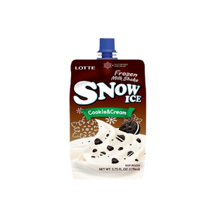 Lotte - Snow Ice Cookie & Cream (170ml) (15/carton)