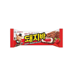 Lotte - Ice Cream Bar With Strawberry Syrup Filling and Crunchy Chocolate Cookie (70ml) (40/carton)