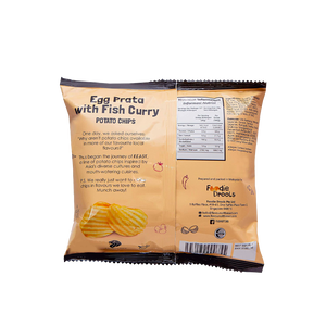 Feast Chips - Egg Prata With Fish Curry Potato Chips (22g) (30/carton)