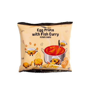 Feast Chips - Egg Prata With Fish Curry Potato Chips (22g) (30/carton)