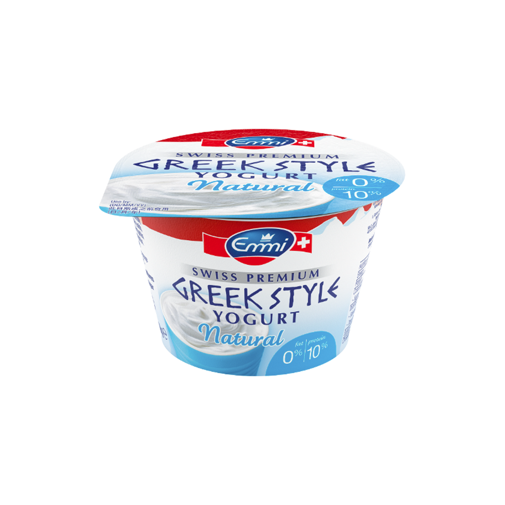 Emmi - Swiss Premium Greek Style Yogurt Natural 0% Fat (150g) (6/carton)