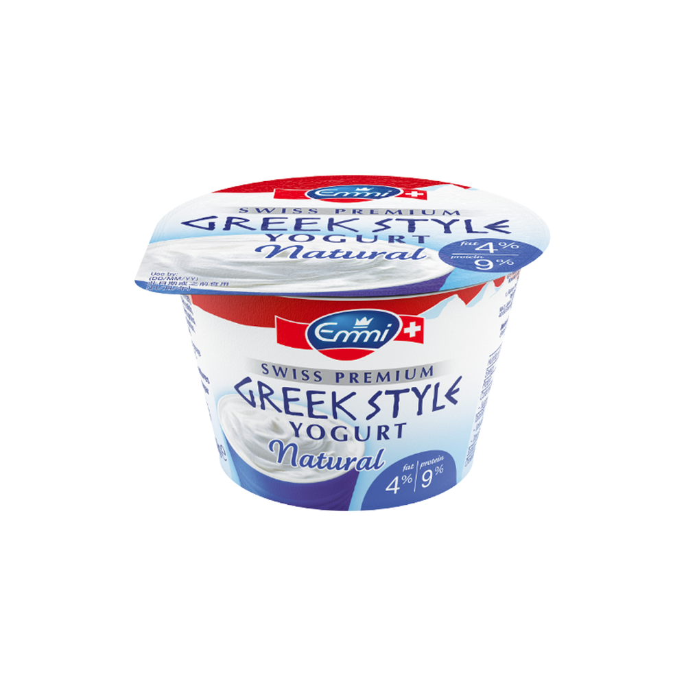 Emmi - Swiss Premium Greek Style Yogurt Natural 4% Fat (150g) (6/carton)