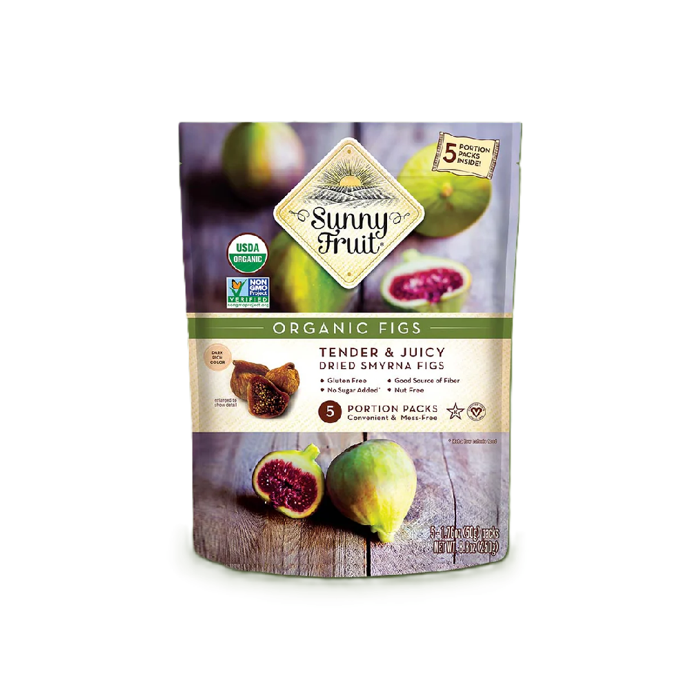 Sunny Fruit - Organic Dried Figs (5/pack) (250g) (18/carton)