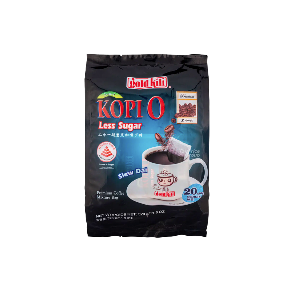 Gold Kili - Kopi O Less Sugar (HCS) (16g) (20/pack) (24/carton)