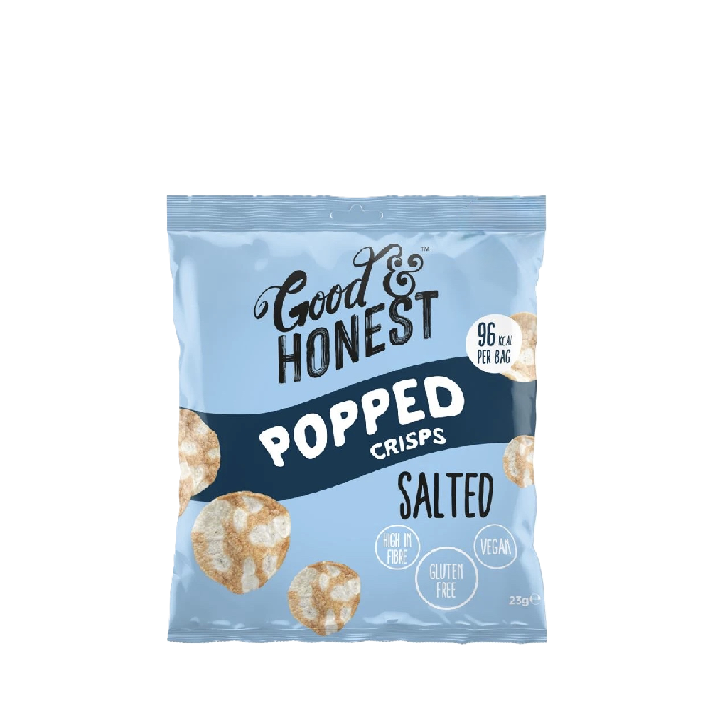 Good & Honest - Popped Protein Crisps Salted (23g) (24/carton)