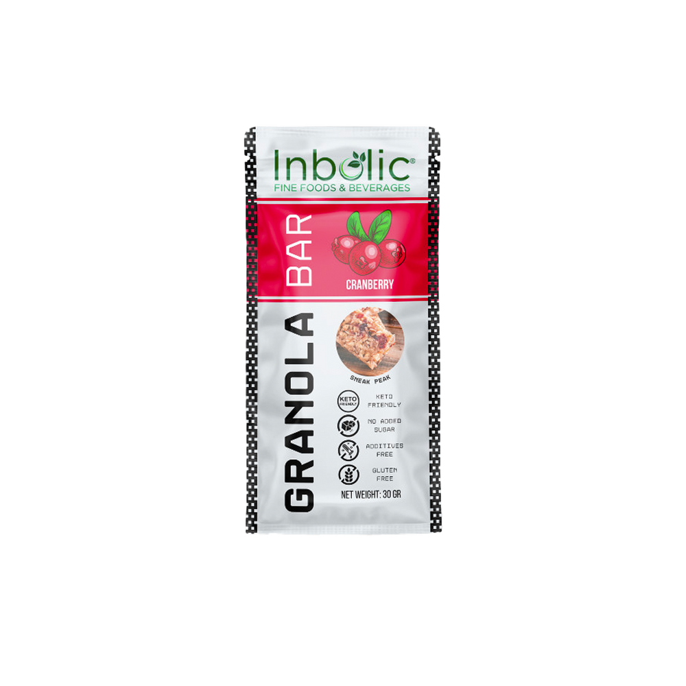 Inbolic - Cranberry Granola Bar (30g)