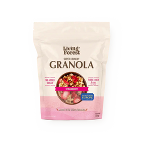 Living Forest - Strawberry Super Crunchy Granola (325g) (12/carton)