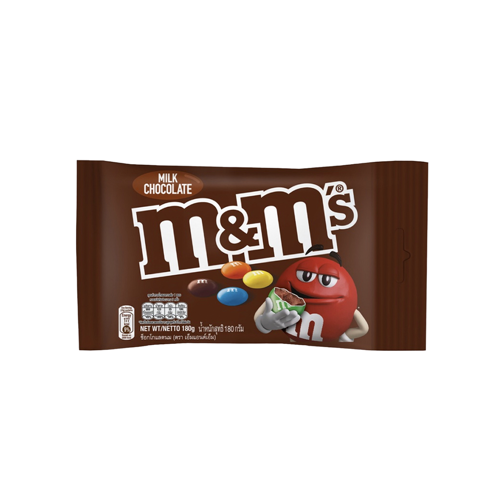 M&M'S - Milk Chocolate Candies (180g) (24/carton)