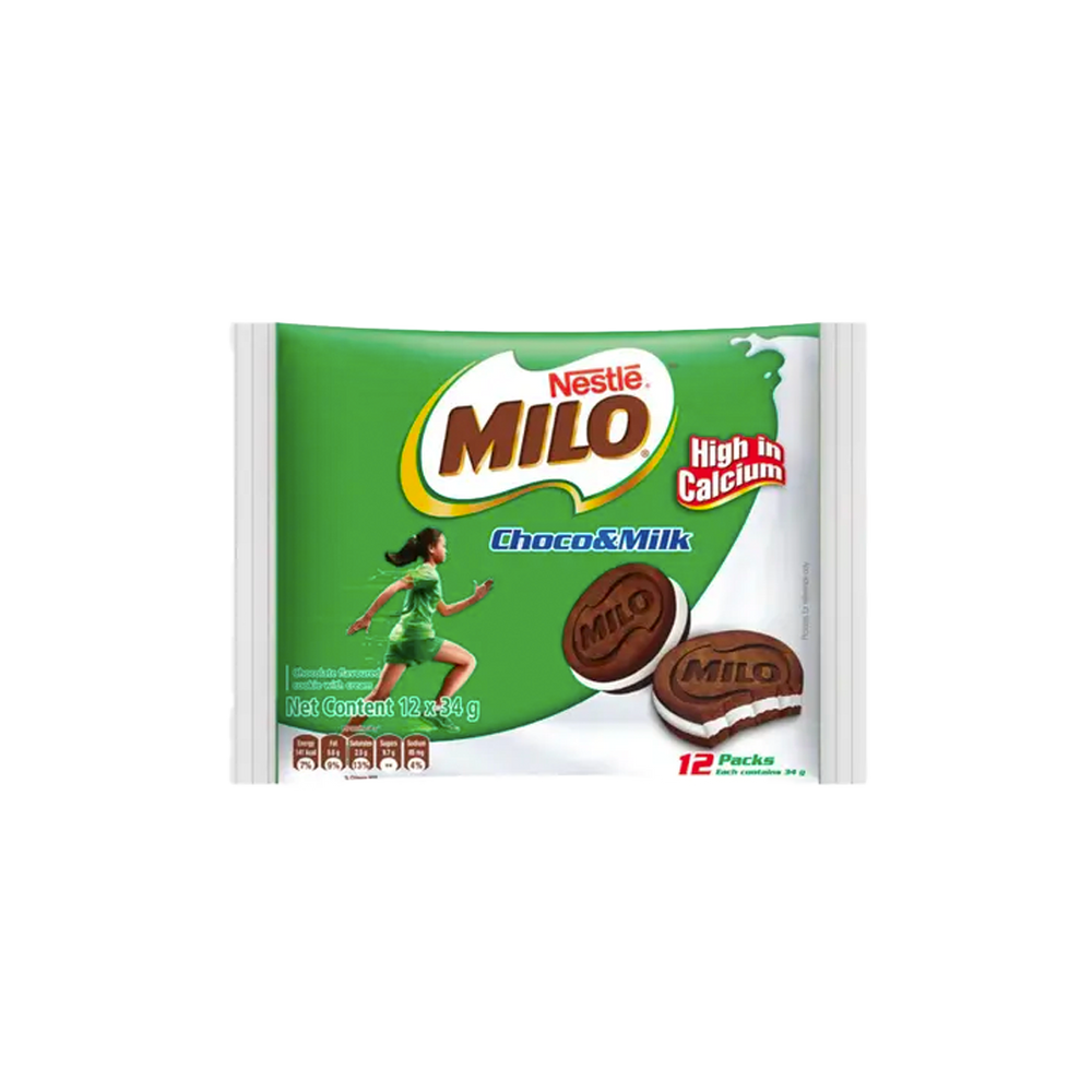 Milo - Sandwich Cookies (34g) (12/carton)