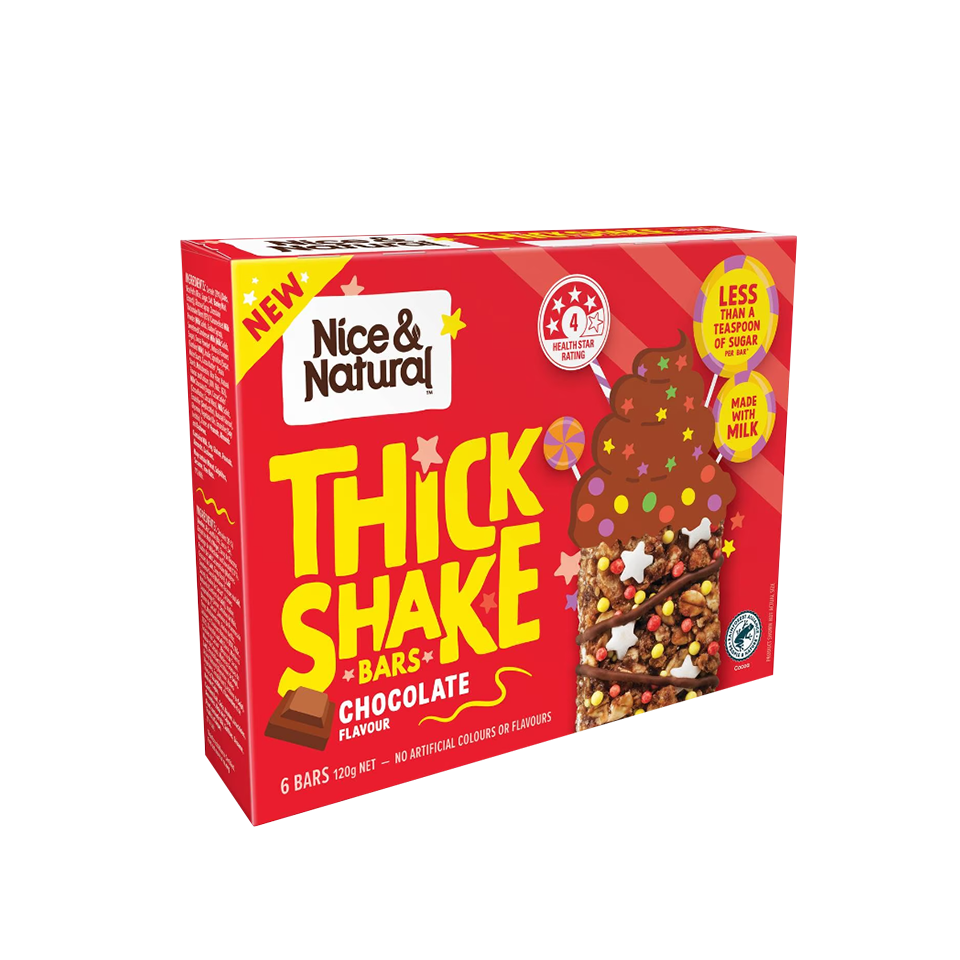 Nice and Natural - Thick Shake Chocolate Bars (120g)