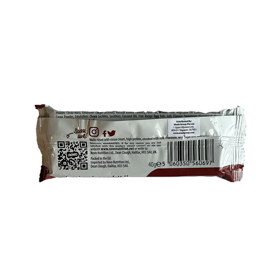 Nova - Protein Milk Chocolate Wafer (40g) (12/carton)