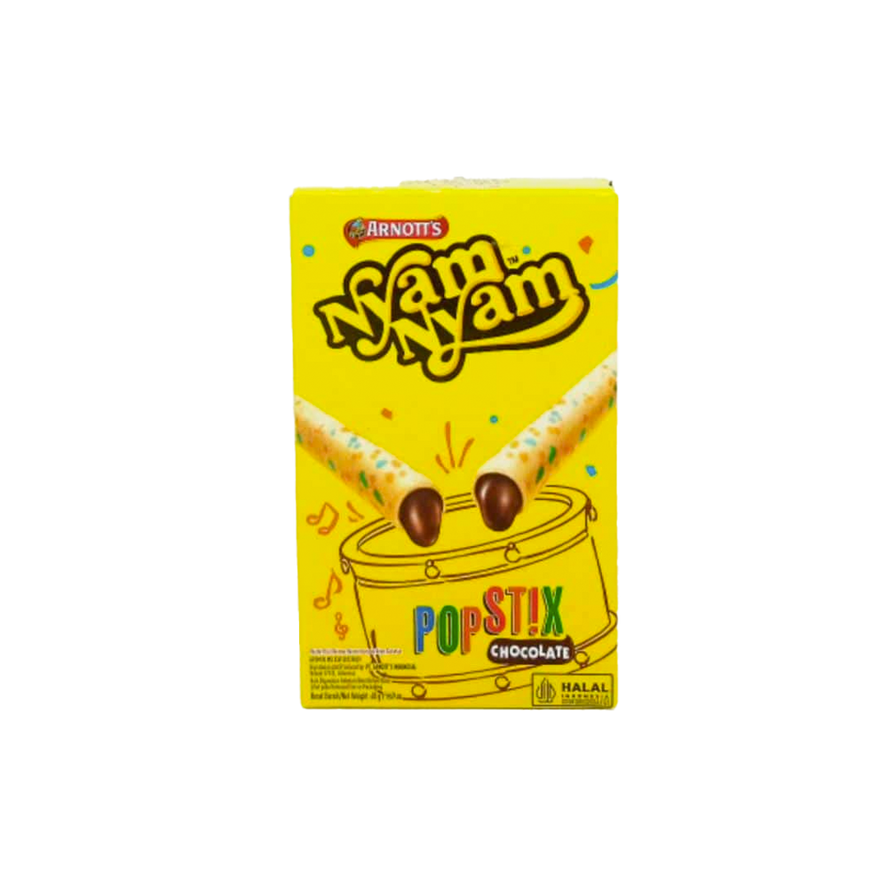 Nyam Nyam - Popstix Chocolate Biscuits (48g)