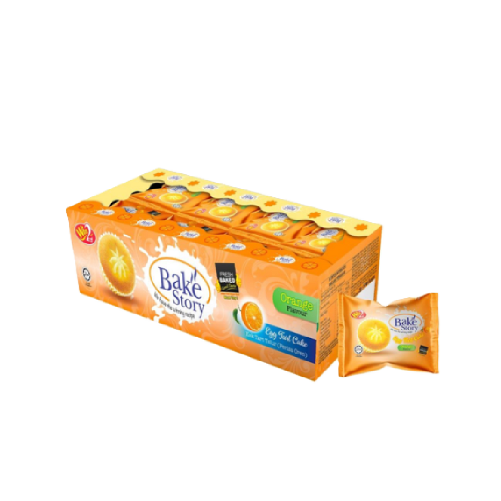 Win2 - Bake Story Orange Flavoured Muffin Cake (16/pack) (25g) (12/carton)