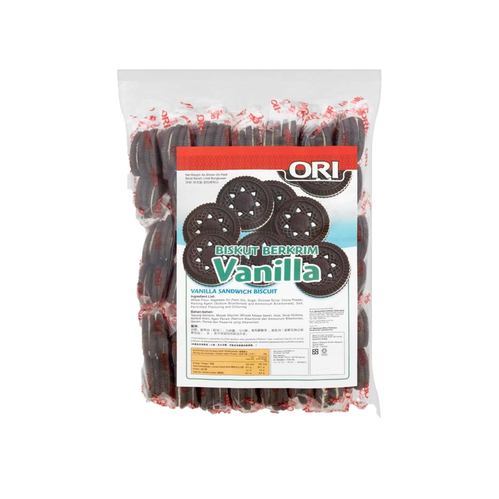 Ori - Vanilla Flavoured Sandwich (630g) (21/pack) (12/carton)