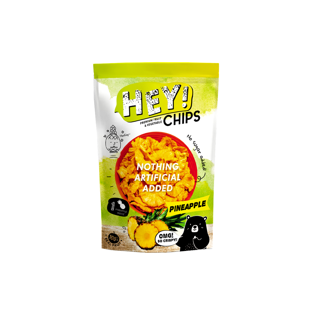 Hey Chips - Pineapple Chips (500g) (5/cartons)