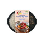 Plant Based Hong Kong Black Pepper Beef with rice