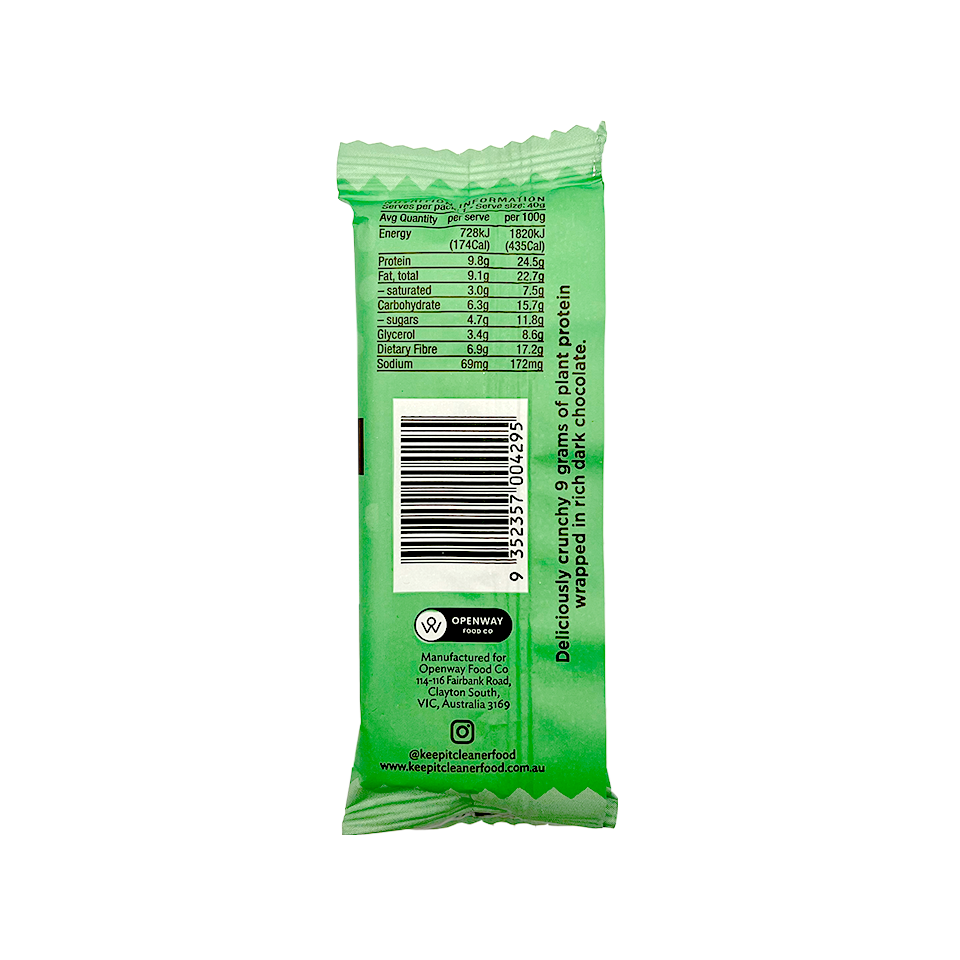 Keep It Cleaner - Choc Mint Plant Protein Bar (40g) (12/carton)