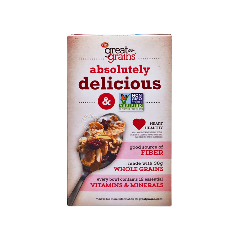 Post - Great Grains Cranberry Almond Crunch (368g) (12/carton)