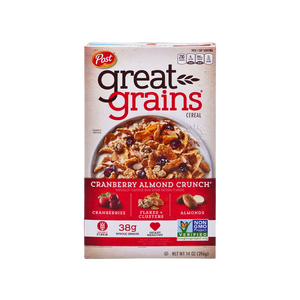 Post - Great Grains Cranberry Almond Crunch (368g) (12/carton)