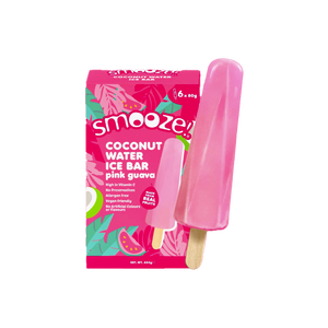 Smooze! - Pink Guava Coconut Water Ice Bar (80g) (100/carton)