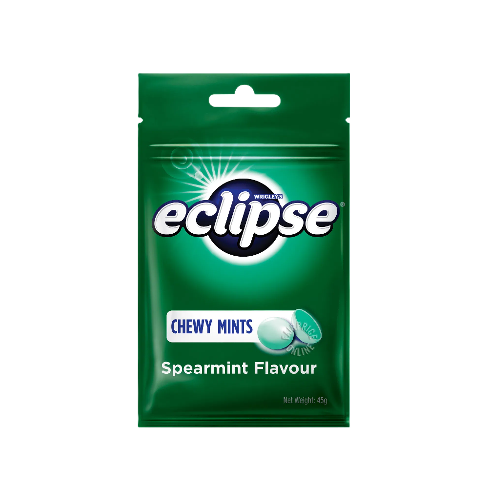 Wrigley's - Eclipse Spearmint Chewy Mints (45g) (20/carton)