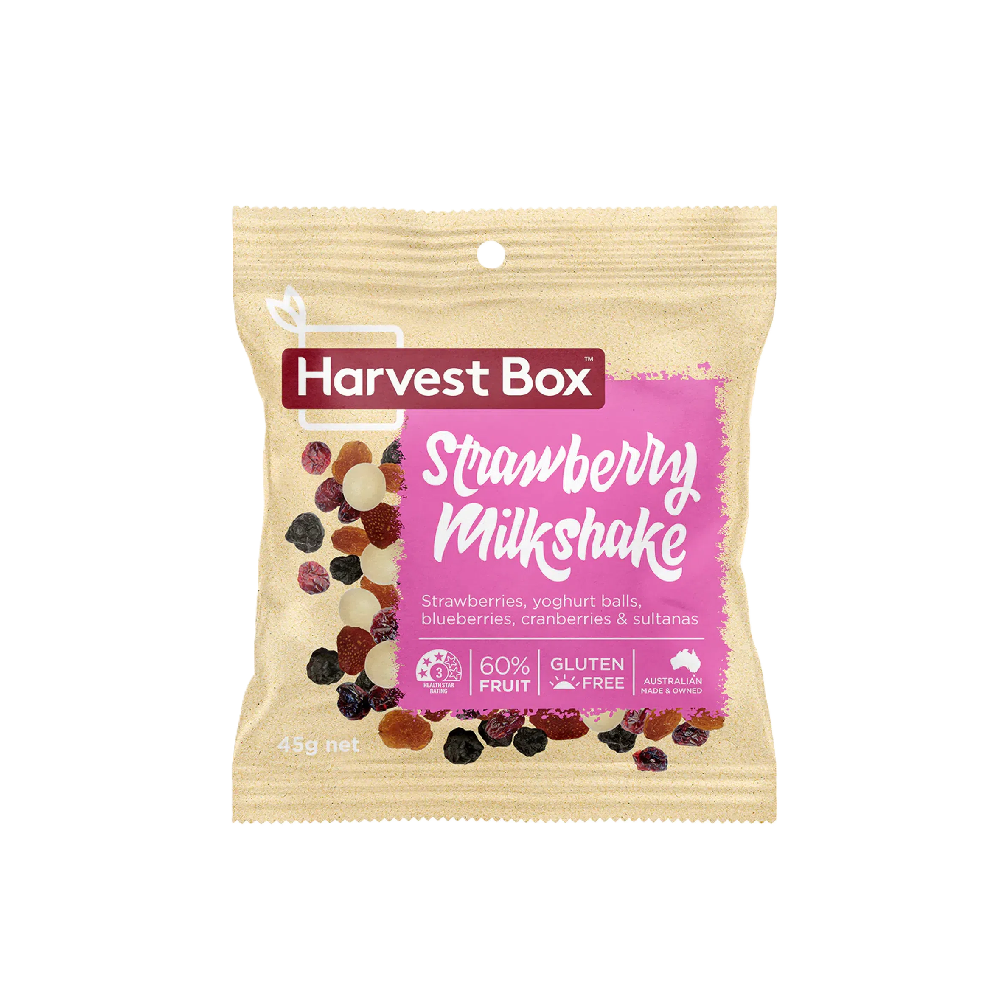 Harvest Box - Strawberry Milkshake (45g) (10/carton)