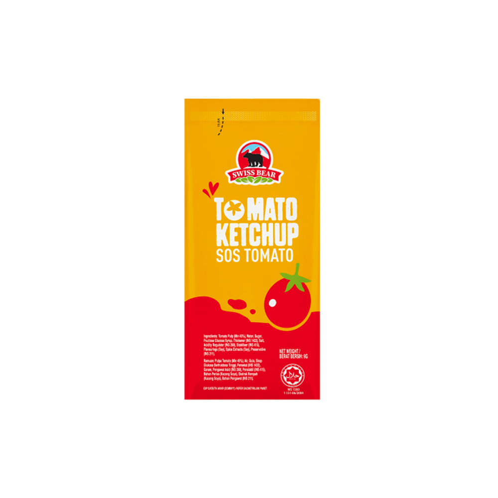 Swiss Bear Brand - Tomato Ketchup Sachets (9g) (1000/carton)