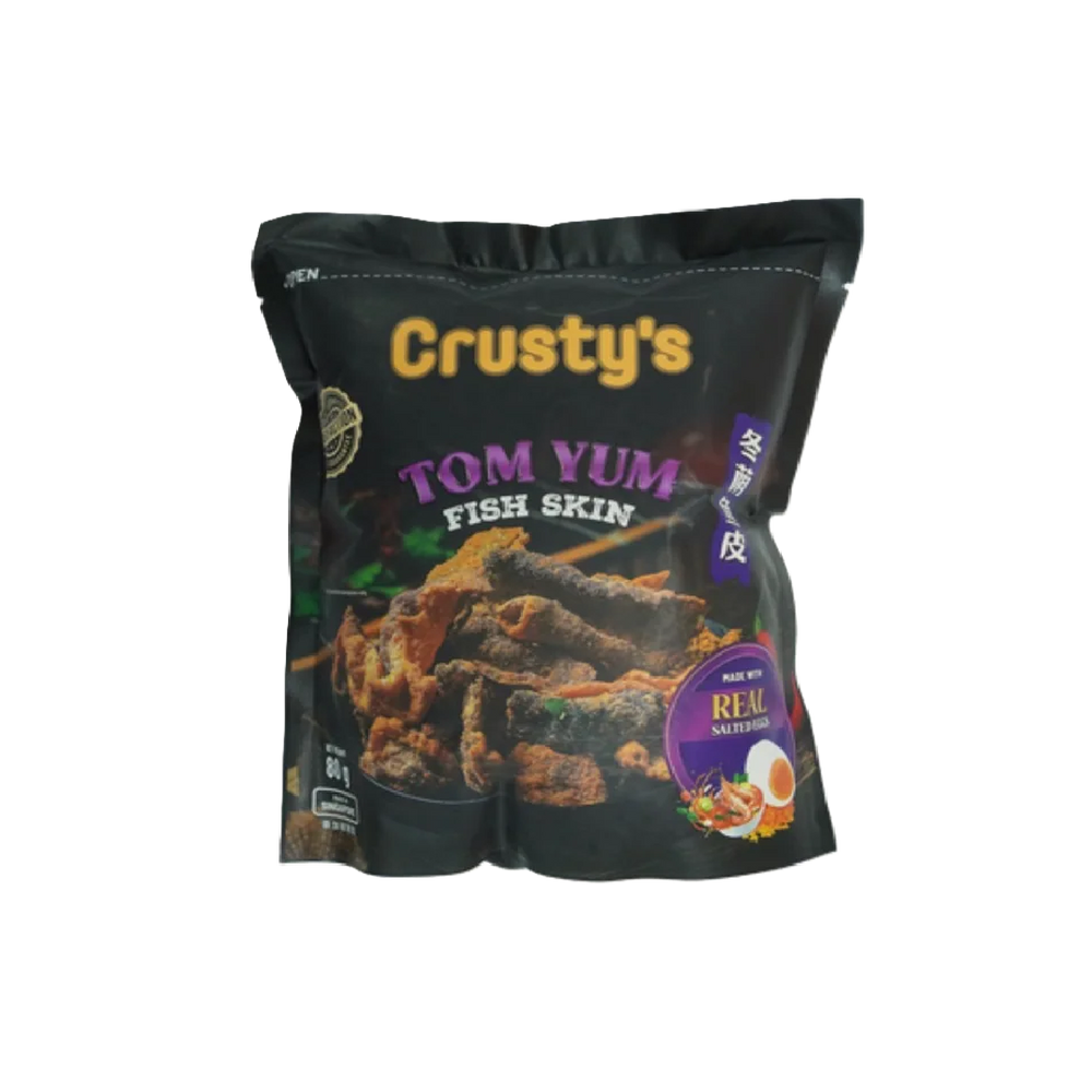 Crusty’s - Tom Yum Fish Skin (80g) (12/carton)