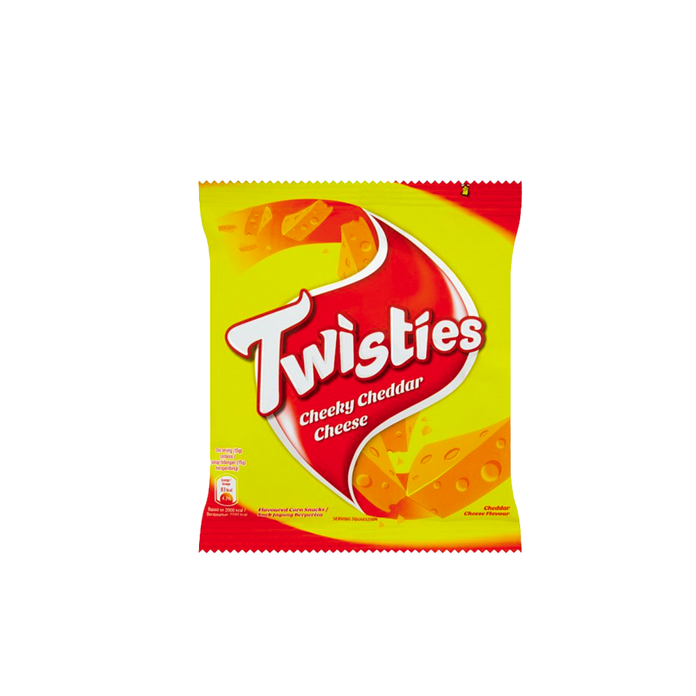 Twisties - Cheddar Cheese Flavour (15g) (24/carton)