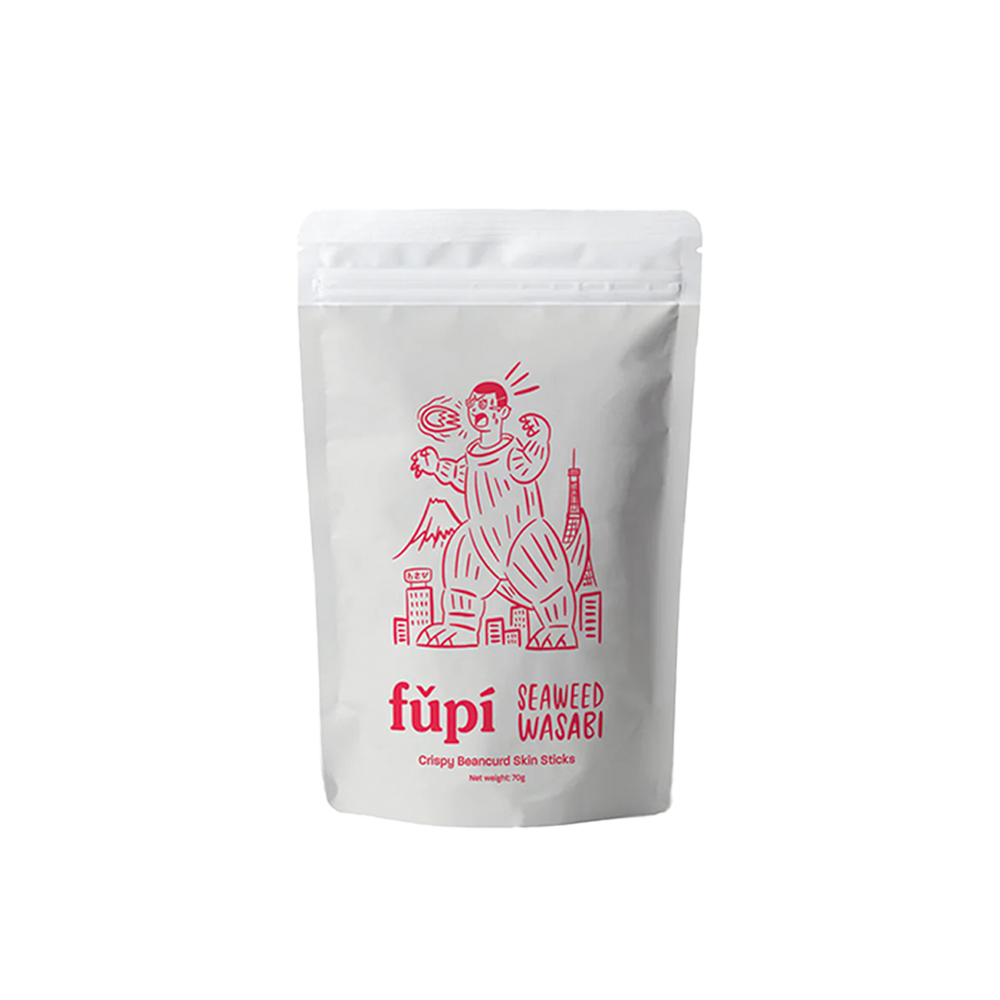 Fupi - Seaweed Wasabi Flavour Beancurd Chips (35g)