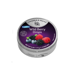 Cavendish & Harvey - Sugar Free Wild Berry Drops (175g) (9/carton)