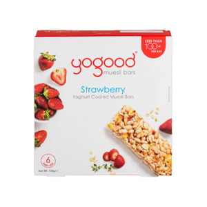 Yogood - Strawberry Yoghurt Coated Muesli Bars (6/pack) (138g) (10/carton)