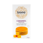 Biona - Caramel Syrup Waffles (175g) - Front Side