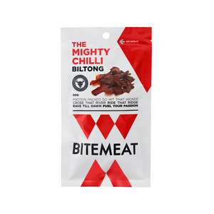 Bitemeat - The Mighty Chilli Biltong (50g) - Front Side