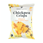 Ceres Organics - Turmeric And Black Pepper Chickpea Crisps (100g) - Front Side