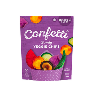 Confetti - Tandoori Curry Veggie Chips (70g) - Front Side