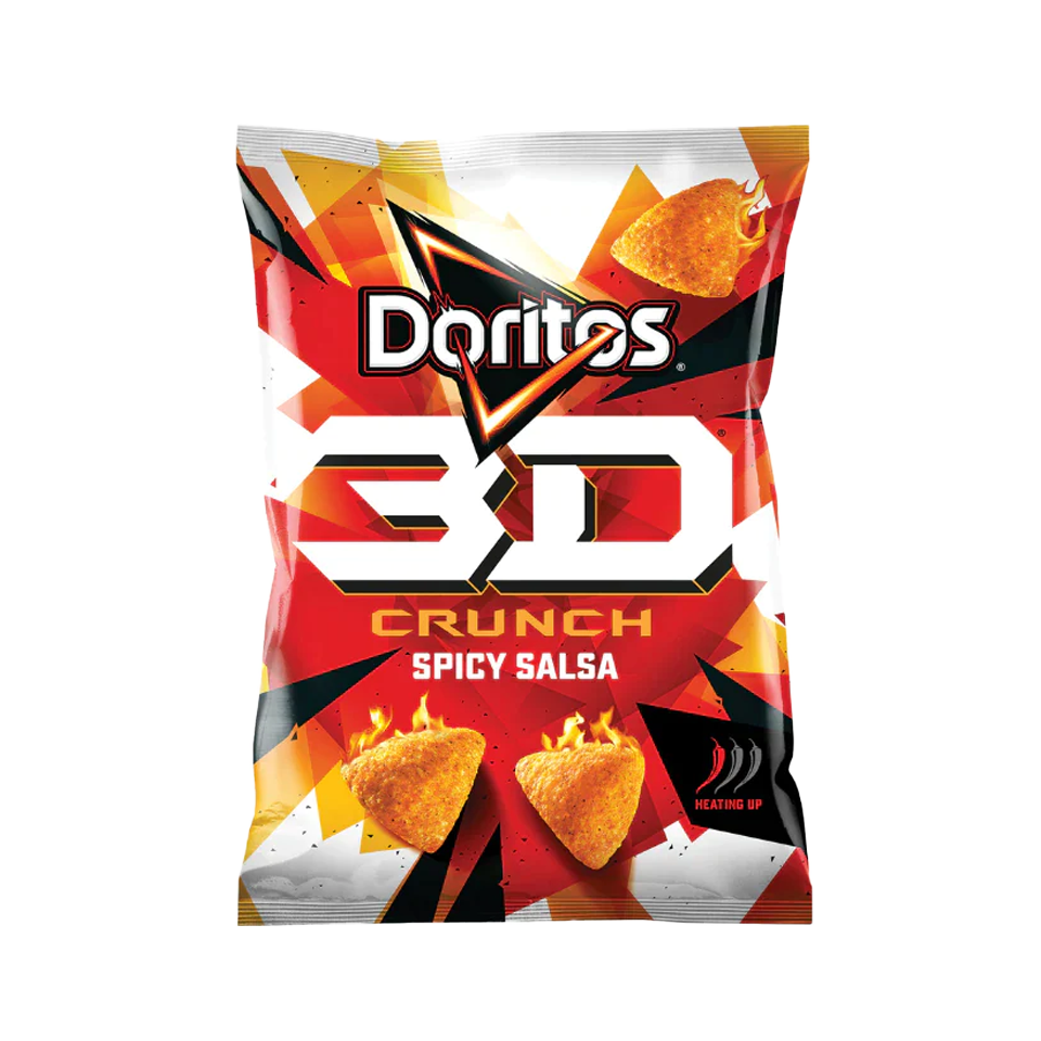 Doritos - 3D Crunch Spicy Salsa Flavoured Snack (130g)