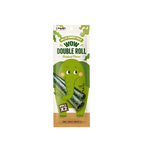 Kokiri - Wow Double Roll Original Flavour Grilled Seaweed Snack (5/pack) (25g) (12/carton)