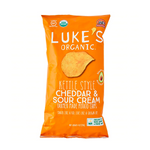 Luke's - Cheddar & Sour Cream Kettle Style Potato Chips (113g) (9/carton)