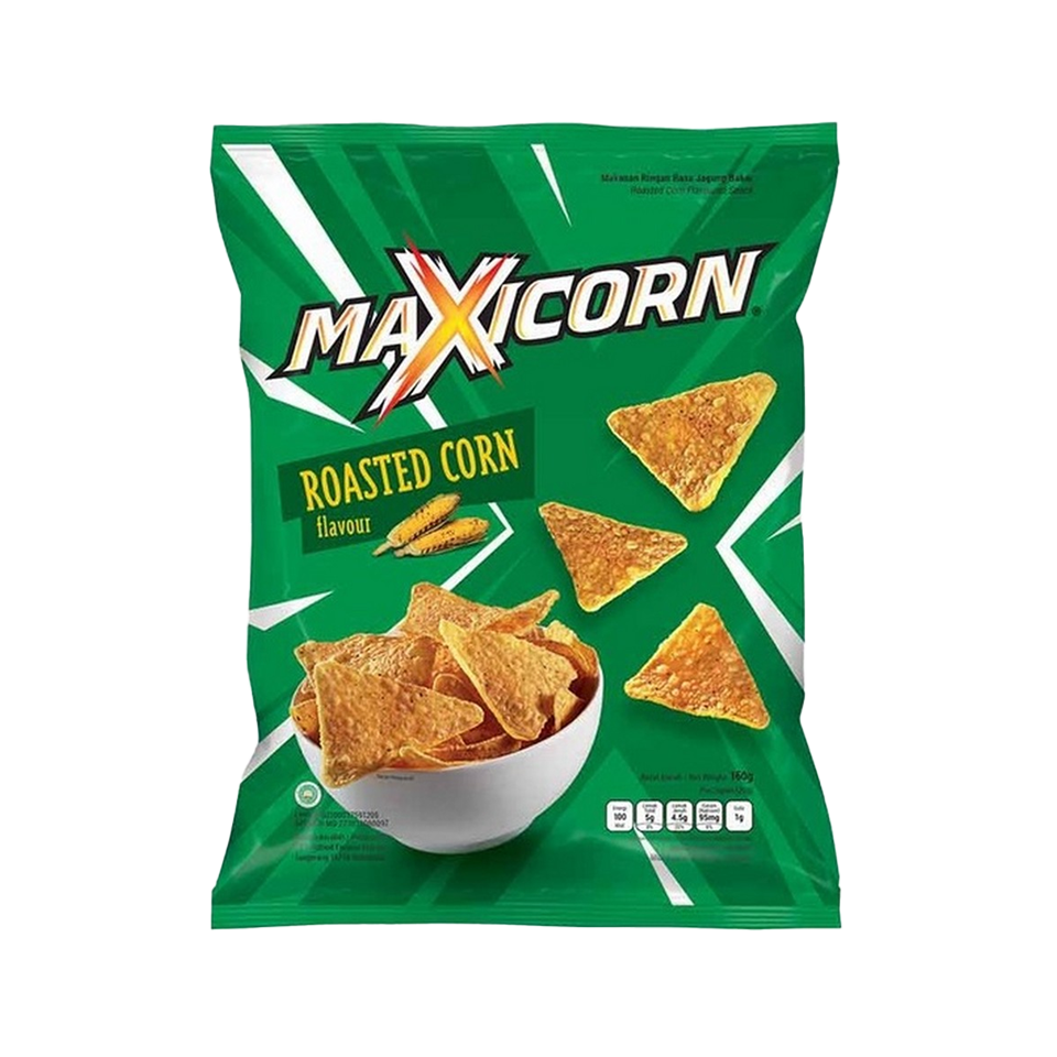 Maxicorn - Roasted Corn Tortilla Chips (150g) (20/carton)