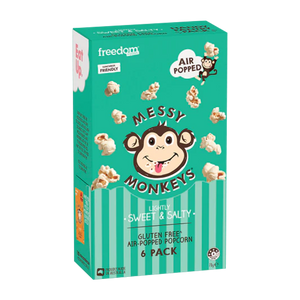 Messy Monkeys - Lightly Sweet & Salty Popcorn (78g) (6/pack)