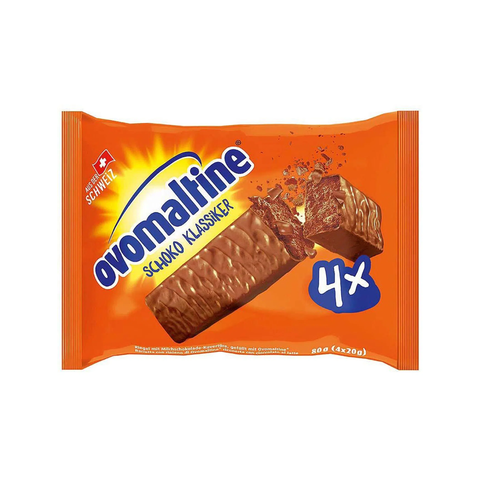 Ovomaltine - Chocolate Bar (4pcs/pack) (80g) - Front Side