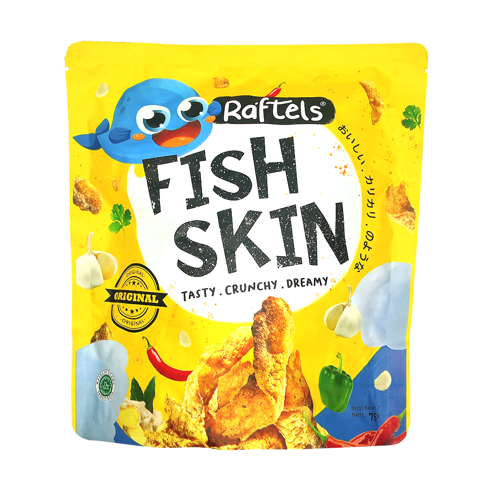 Raftel - Fish Skin Original (75g) - Front Side